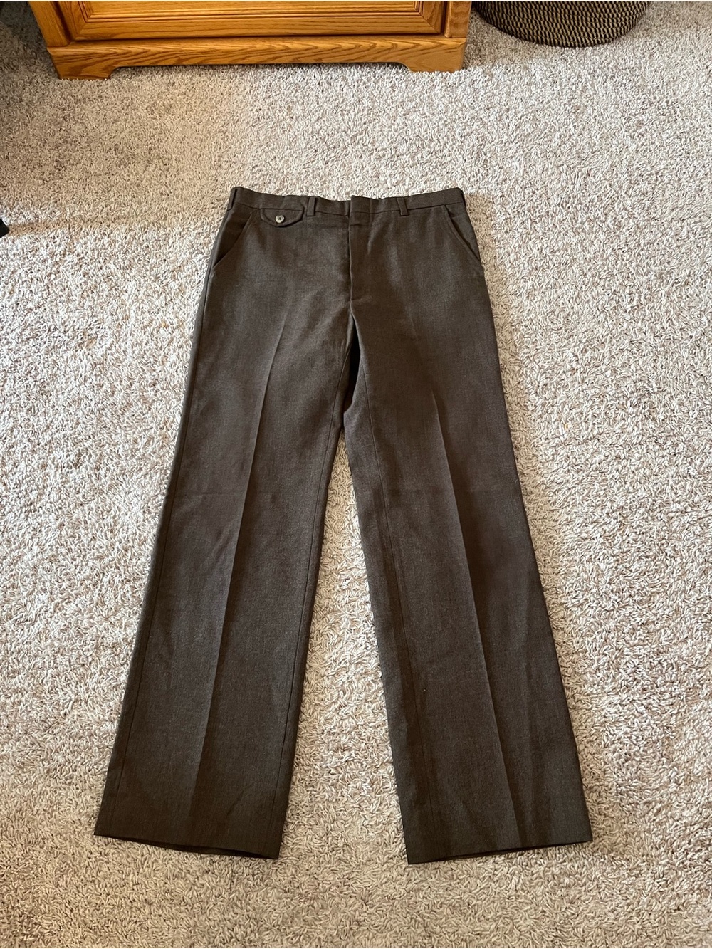 Haggar Women's Straight-Leg Trousers - Dark Brown